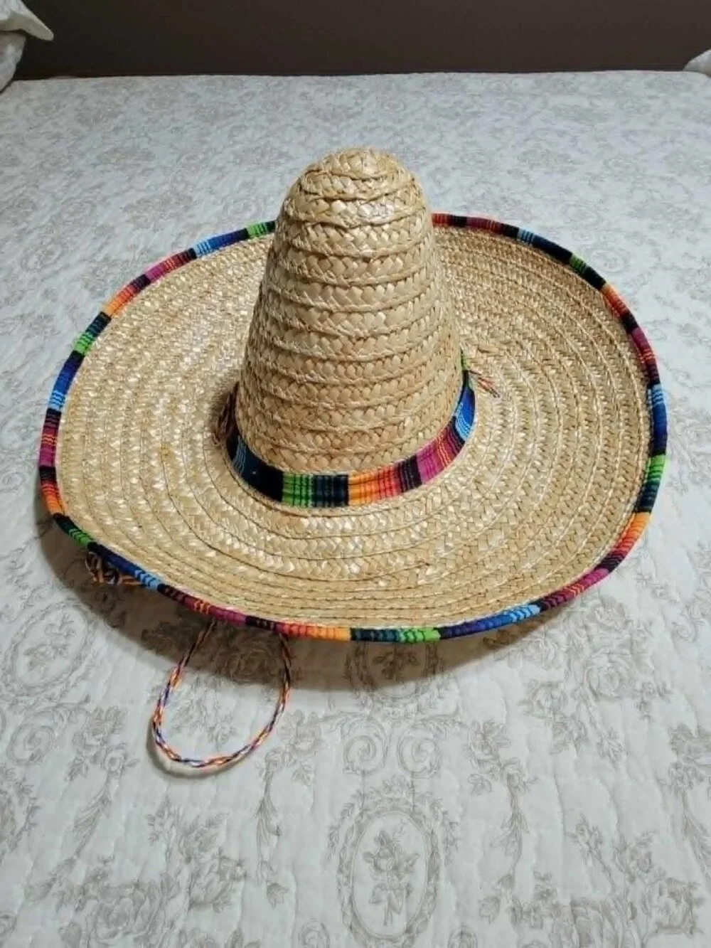 Straw Sombrero Costume Party Decor